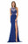 GL1328 Embellished Illusion Jewel Sheath Dress