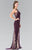 Embroidered High Neck Gown GL2204