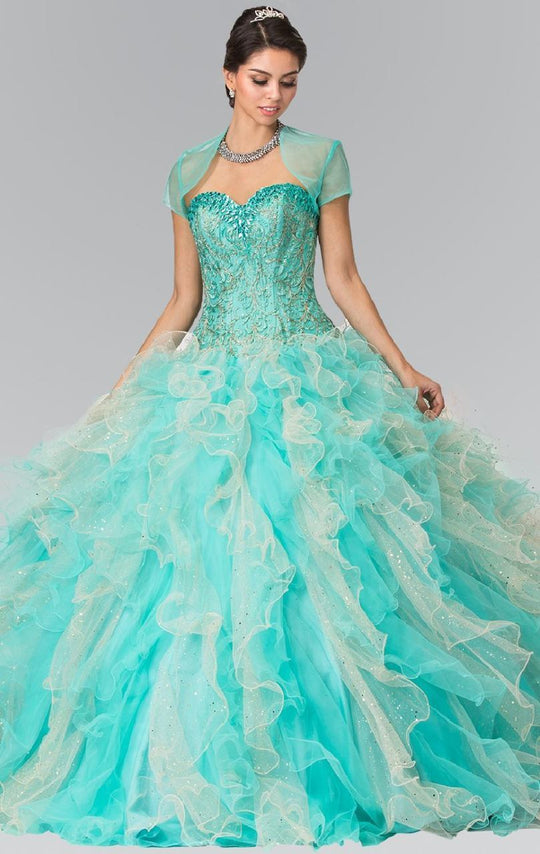 Jeweled Sweetheart Ballgown GL2210