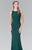 Embellished Scoop Neck Jersey Sheath Dress GL2222