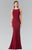 Embellished Scoop Neck Jersey Sheath Dress GL2222