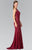 Embellished Scoop Neck Jersey Sheath Dress GL2222