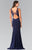 Embellished Scoop Neck Jersey Sheath Dress GL2222