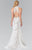 Embellished High Neck Mikado Trumpet Dress GL2227