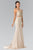 Sleeveless Two Piece Long Dress GL2247