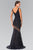 Sleeveless Lace Long Dress GL2249