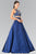 Two Piece Sequined Long Gown GL2250