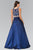 Two Piece Sequined Long Gown GL2250