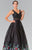 Sparkling V Neck Long Dress GL2251