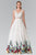 Sparkling V Neck Long Dress GL2251