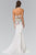Two Piece Halter Mermaid Gown GL2260