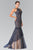 Embroider Two Piece Halter Mermaid Gown GL2262