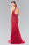 Sequined Halter Long Dress  GL2263