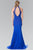 Sequined Halter Long Dress  GL2263