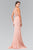 Sleeveless Beaded Long Dress GL2267