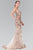Embroidered Floral Long Dress GL2269