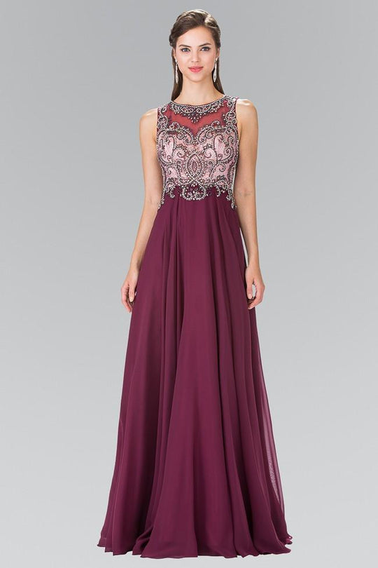 Beaded Long Dress GL2273