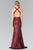 Halter Long Dress with Slit GL2278
