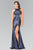 Halter Long Dress with Slit GL2278