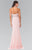 Beaded Halter Neck Rome Jersey Sheath Dress GL2279
