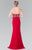 Beaded Halter Neck Rome Jersey Sheath Dress GL2279