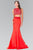 Two Piece Lace Trumpet Long Gown GL2281