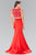 Two Piece Lace Trumpet Long Gown GL2281