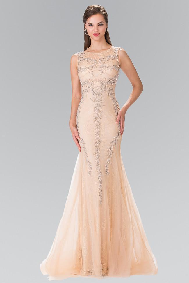 Sequined Mermaid Gown GL2289