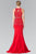 Two Piece Sequined Trumpet Gown GL2291