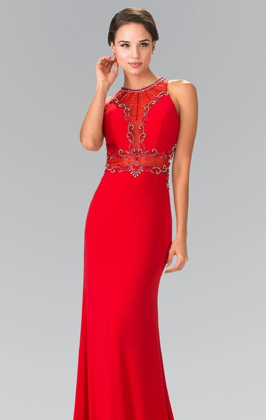 Sleeveless Sequined Long Dress GL2298