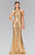 Sequined Halter Long Gown GL2301