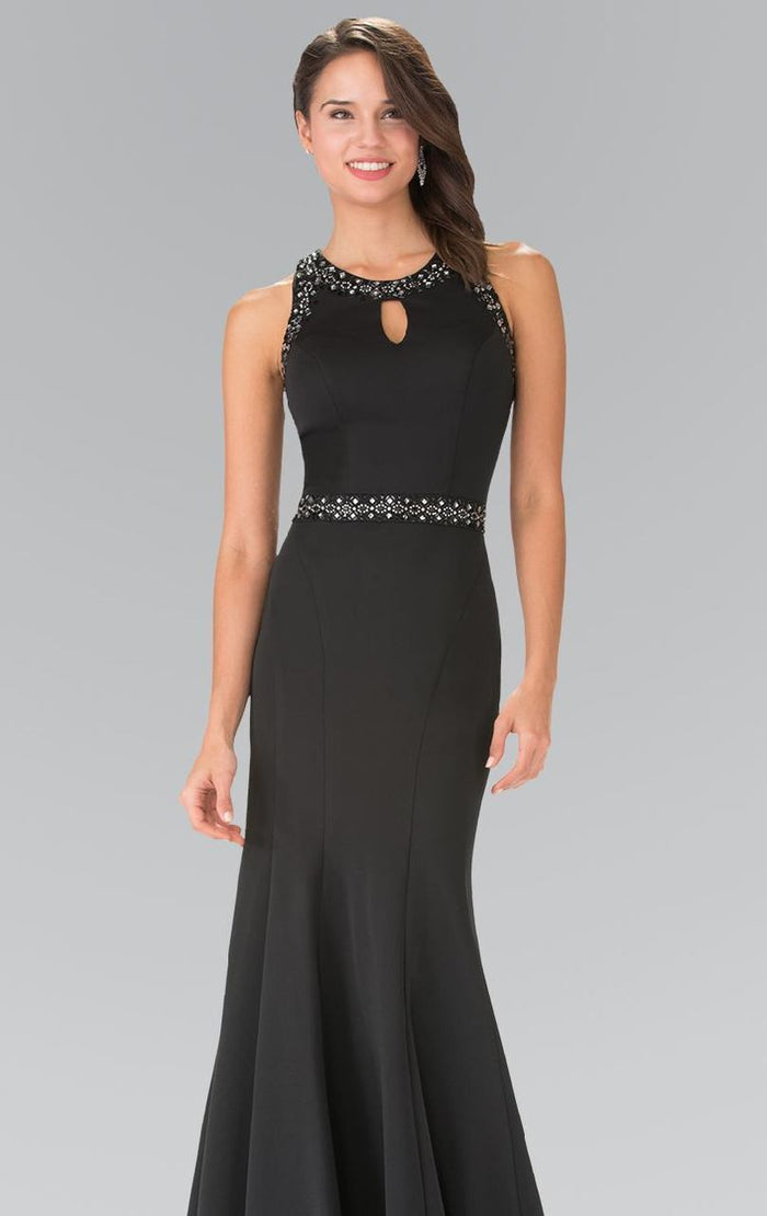 Sleeveless Halter Long Dress GL2303