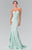 Strapless Ruffled Long Dress GL2305