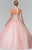 Beaded Halter Neck Tulle Ballgown  GL2308