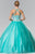 Beaded Halter Ballgown GL2309