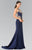 Embellished Scoop Neck Rome Trumpet Dress GL2312
