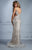 Terani Couture - Extravagant Shimmering Sweetheart Long Gown GL2316 in Silver and Neutral