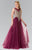 Embellished Scoop Neck Tulle A-Line Dress GL2317