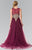 Embellished Scoop Neck Tulle A-Line Dress GL2317