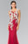 Beaded Trumpet Gown GL2318