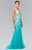Beaded Trumpet Gown GL2318