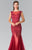 Sleeveless Beaded Mermaid Gown GL2319