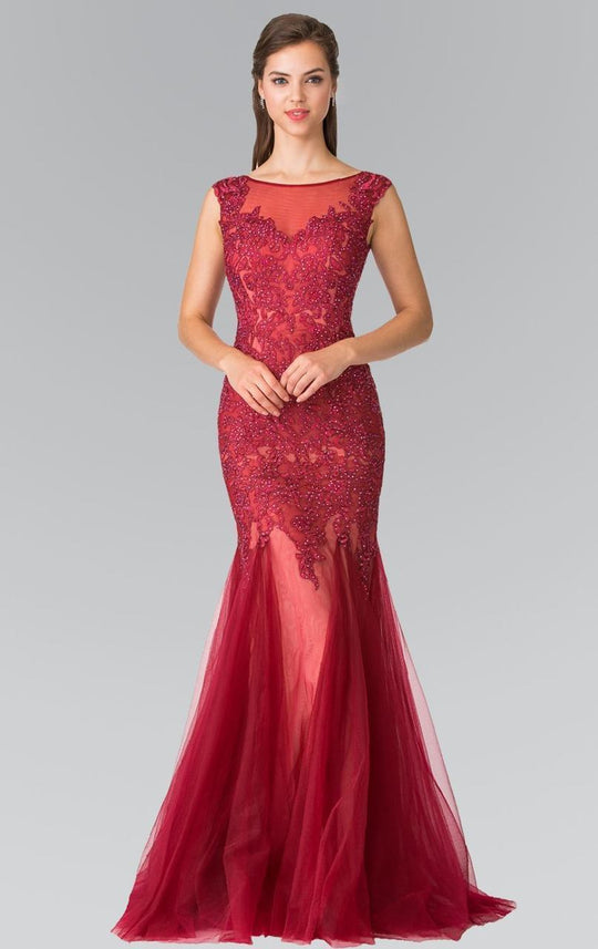 Sleeveless Beaded Mermaid Gown GL2319