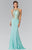 Halter Long Gown with Side Cut Outs GL2321