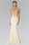 High Neck Embellished Long Dress GL2322