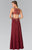 Jewel Long Dress with Side Cut Outs GL2324