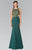 Jewel Long Dress with Side Cut Outs GL2324