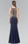 Embellished Halter Long Gown GL2329