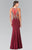 Embellished Halter Long Gown GL2329