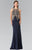Embellished Halter Long Gown GL2329